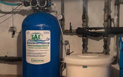 Addolcitore condominiale a Reggio Emilia: impianto da 350 litri