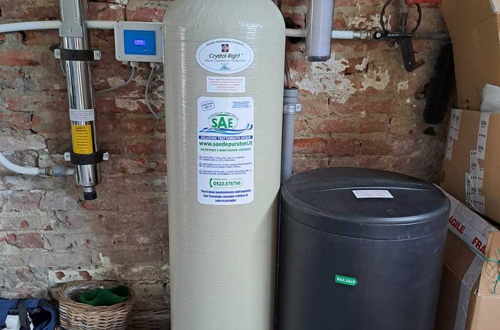 Installazione a Pomponesco (Mantova) dell’addolcitore X25RM Saemix: la soluzione per acqua di pozzo con ferro e ammonio