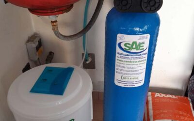 Installazione per trattamento acqua di pozzo a Salina di Pomponesco (MN) di un addolcitore e lampada uv
