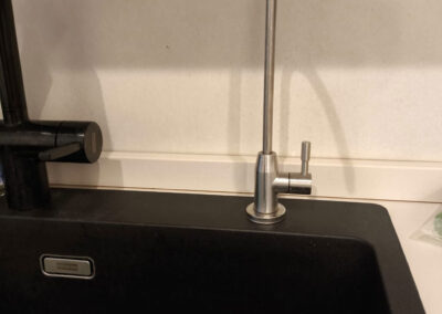 Rubinetto mono via osmosi inversa in acciaio spazzolato | SAE DEPURATORI