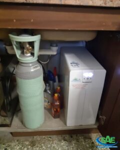 Installazione frigogasatore sottobanco a Casale di Parma: modello OCEANIA