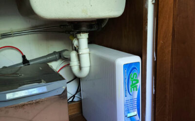 Depuratore acqua a Formigine (Modena): installazione modello SAE Optima LCD a osmosi inversa