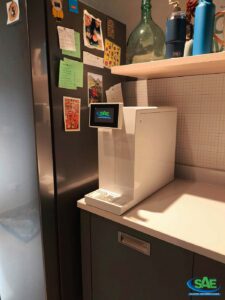 Frigogasatore acqua domestico SAE Oceania Top installato a Sabbioneta (Mantova)