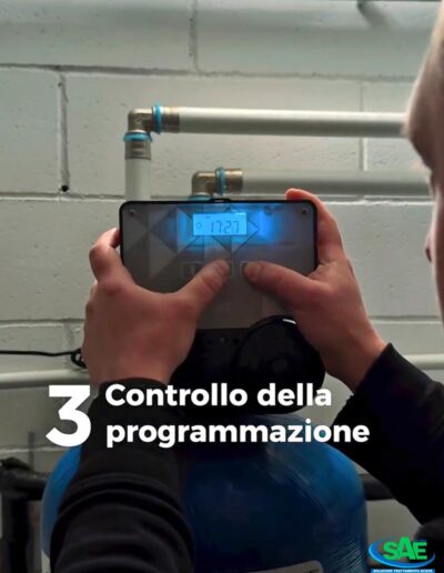 Controllo programmazione addolcitore | SAE Tecnology