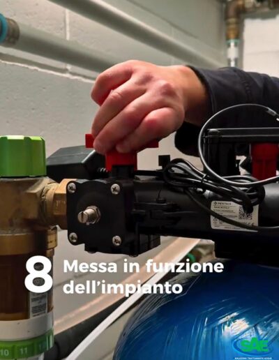 Messa in funzione dell'addolcitore | SAE TECNOLOGY