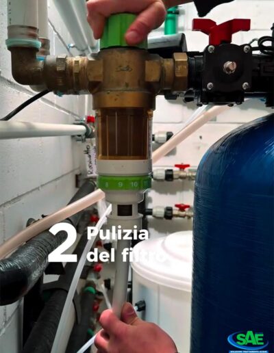 Pulizia filtro | SAE TECNOLOGY